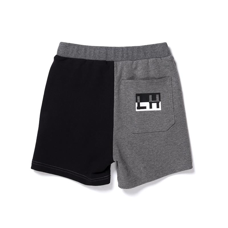 Littlehorn Branded Sweat Short - Charcoal/Black